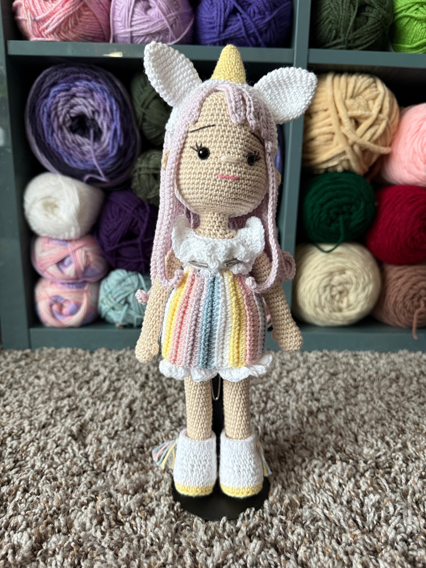 Crochet Unicorn Doll