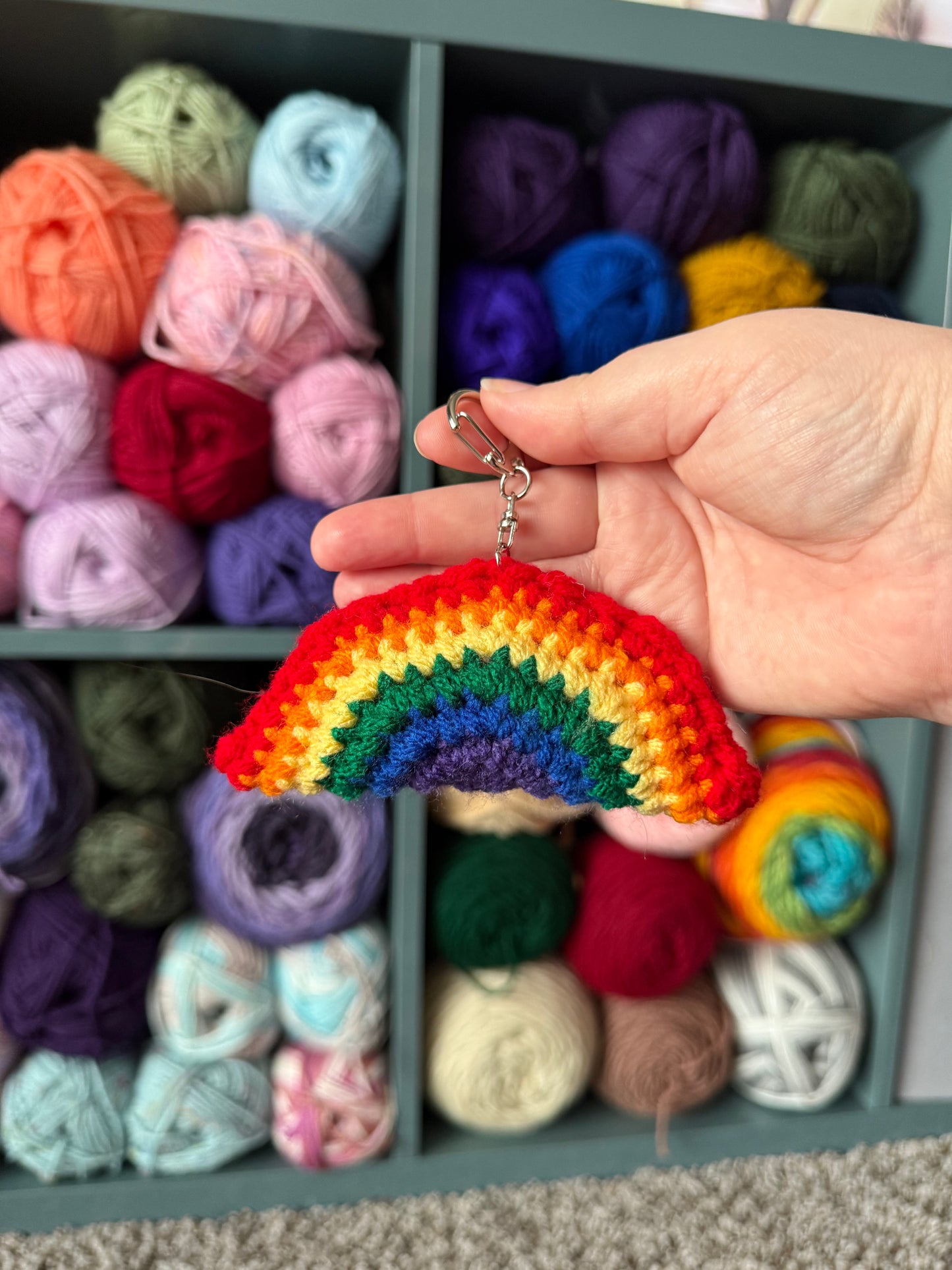 Rainbow bag charm 🌈✨