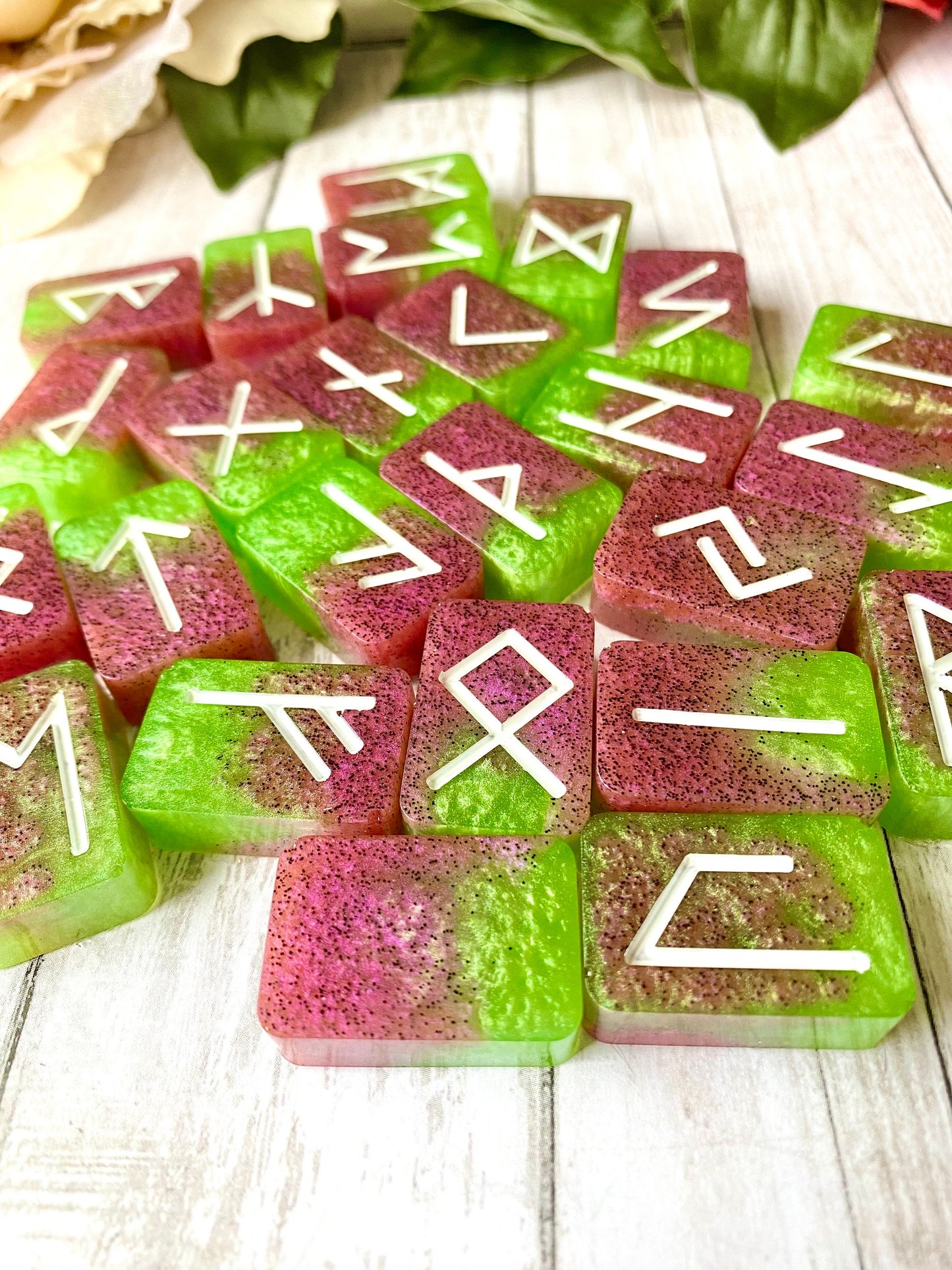 Viking runes stones, witchy gift for bff, nordic runes set, divination for witches, pagan gifts for women, tarot stuff, unique gift for wife