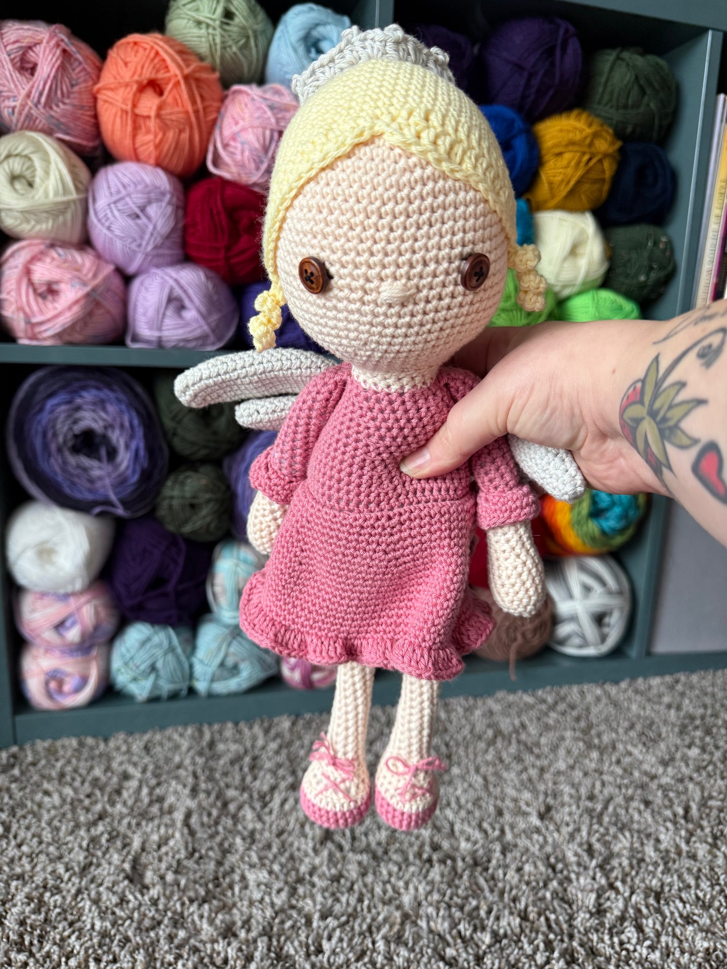 Crochet Tooth fairy doll