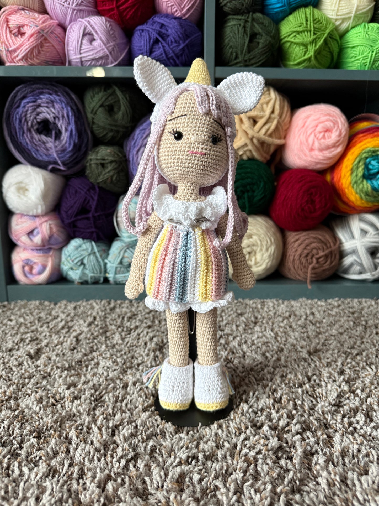 Crochet Unicorn Doll