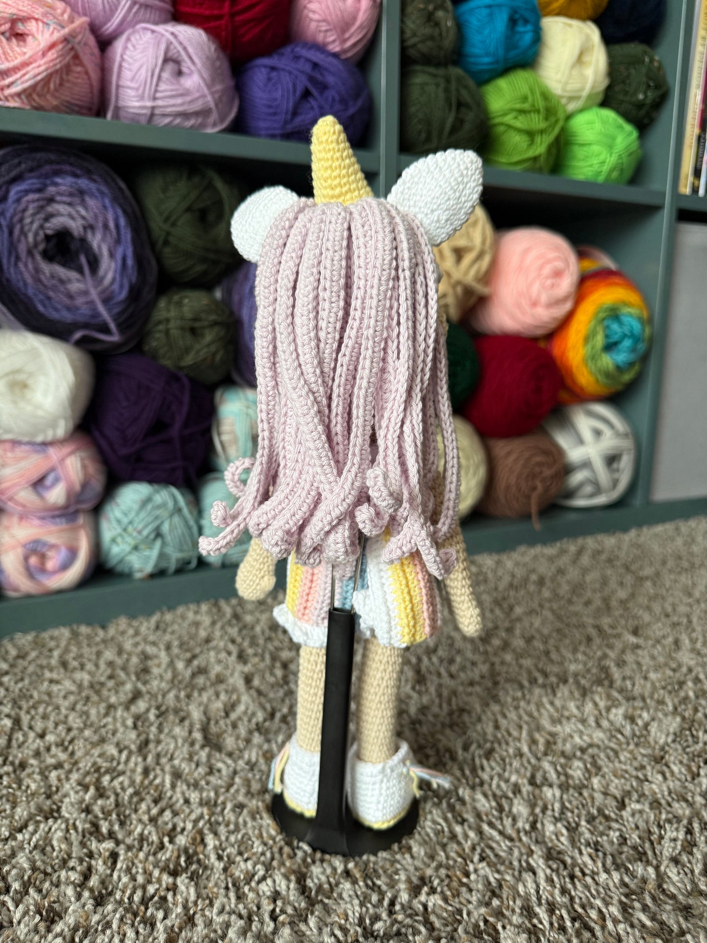 Crochet Unicorn Doll