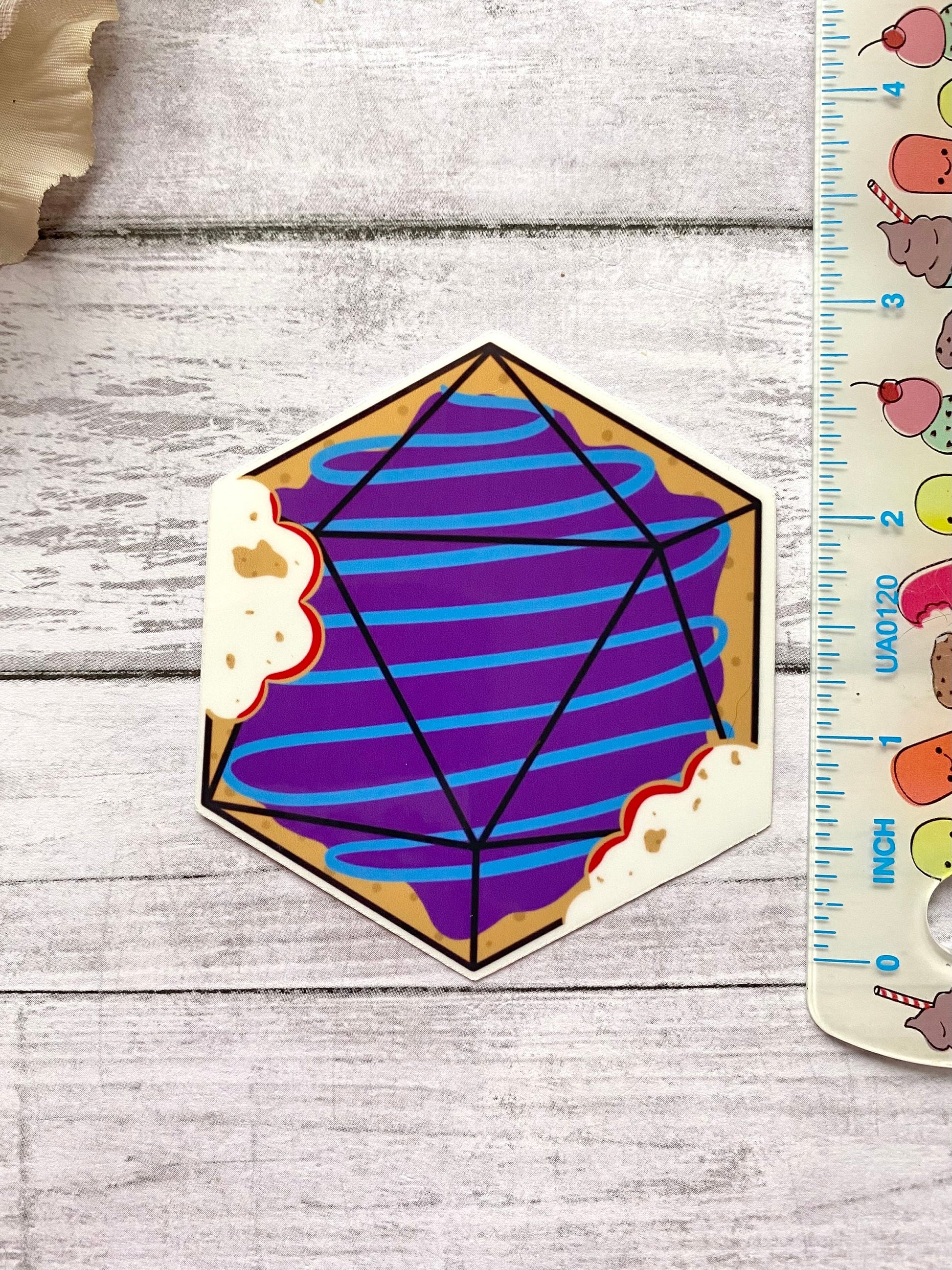 Wild berry sticker for water bottle, water resistant vinyl decal for laptop, nerdy gifts for boyfriend, rpg gifts for friend, roleplay gifts