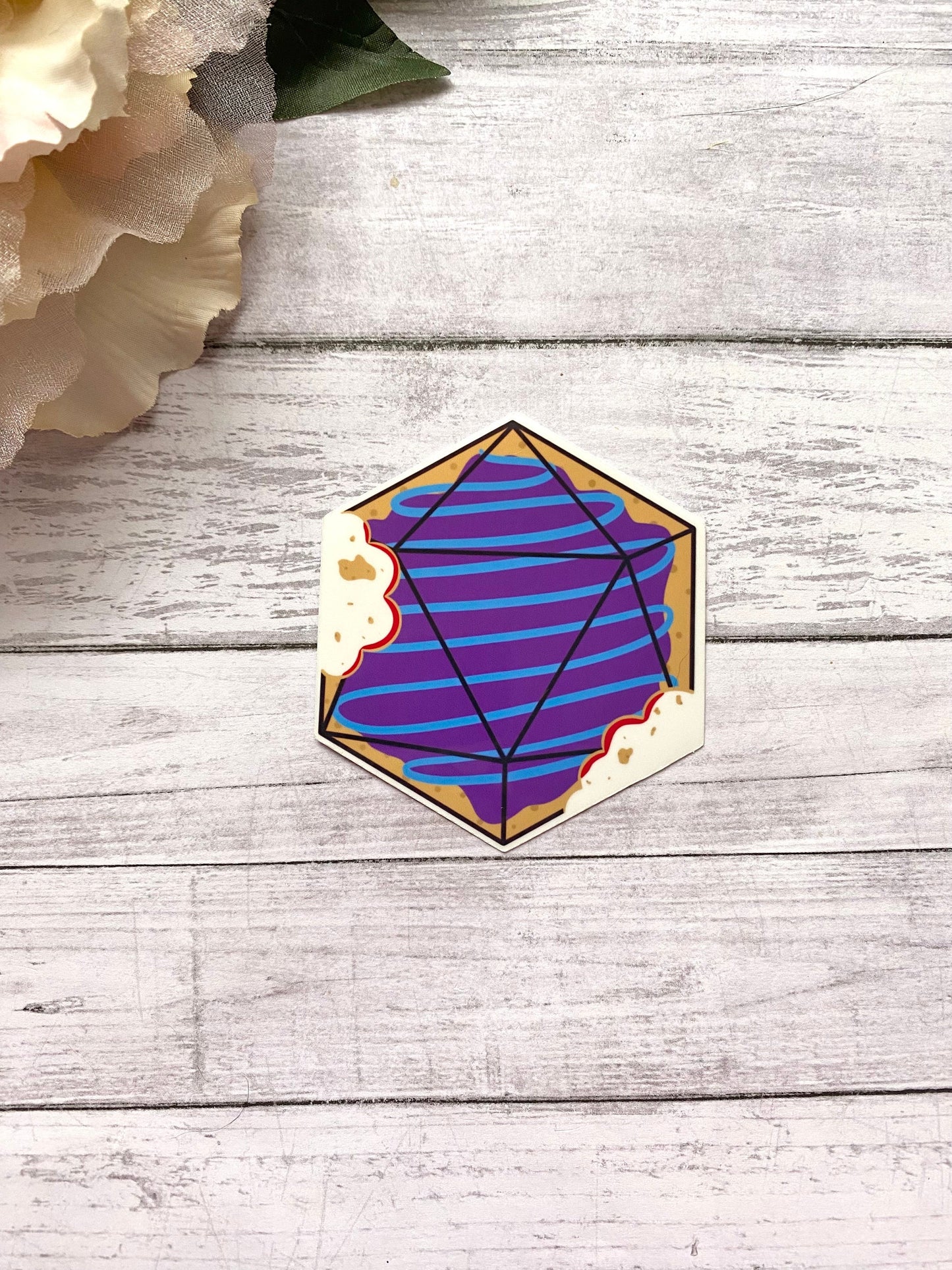 Wild berry sticker for water bottle, water resistant vinyl decal for laptop, nerdy gifts for boyfriend, rpg gifts for friend, roleplay gifts