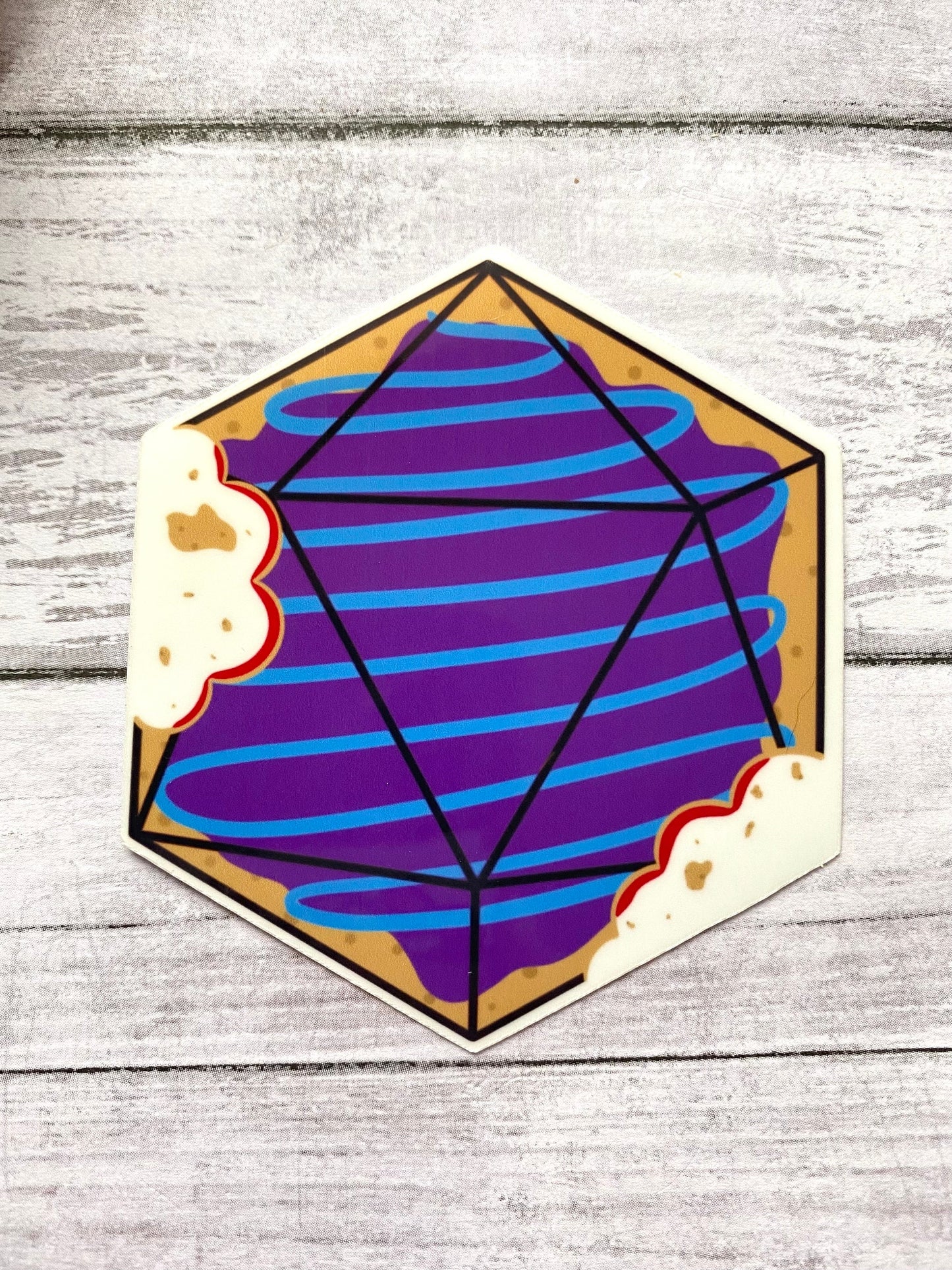 Wild berry sticker for water bottle, water resistant vinyl decal for laptop, nerdy gifts for boyfriend, rpg gifts for friend, roleplay gifts