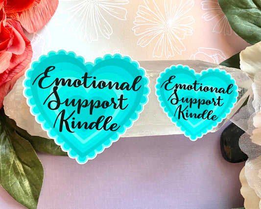 Emotional support kindle vinyl sticker for dark romance reader, booktok stickers for ereader, kindle sticker, book lover gift, bookish merch